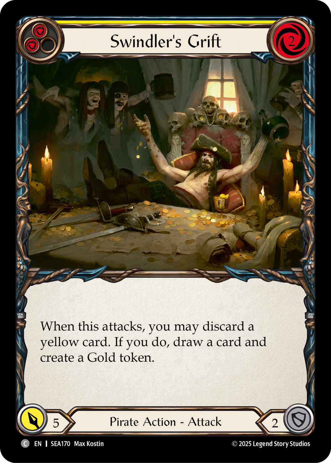 Swindler's Grift (Yellow) | Common [Rainbow Foil]