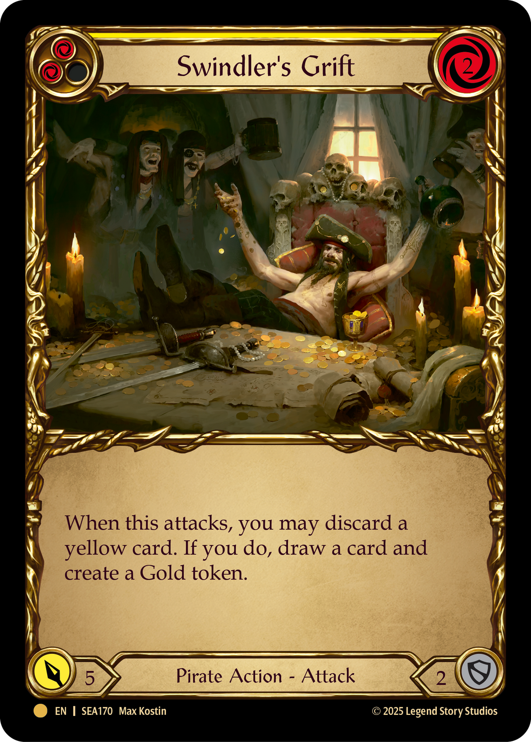 Swindler's Grift (Yellow) | Pirate Booty [Cold Foil]