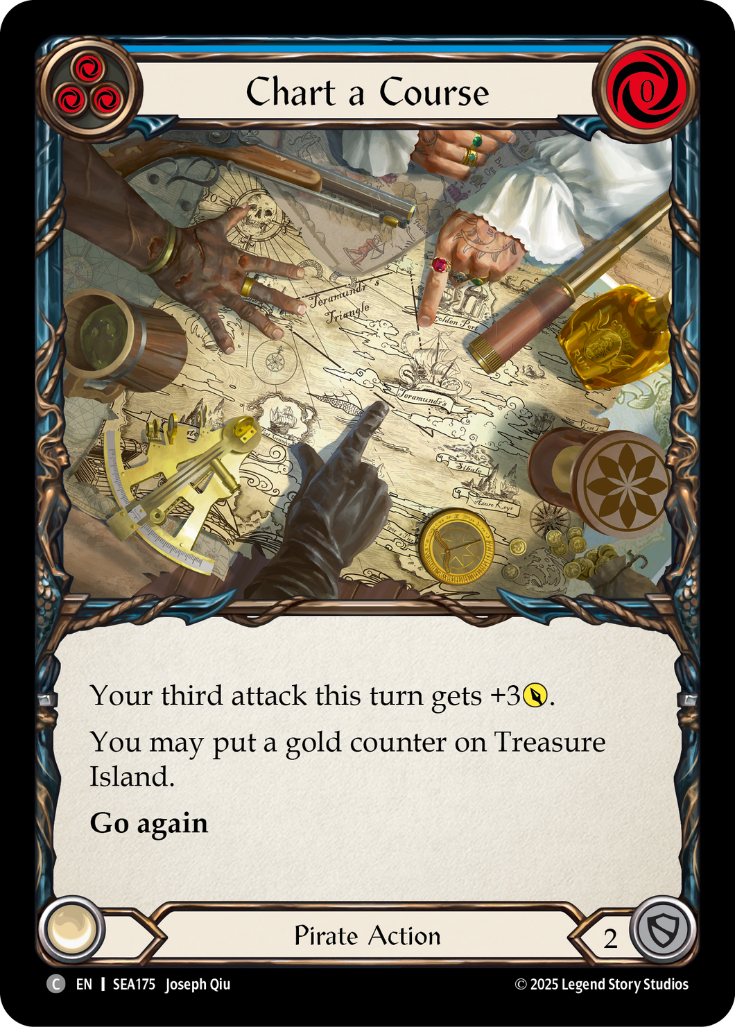 Chart a Course (Blue) | Common [Rainbow Foil]