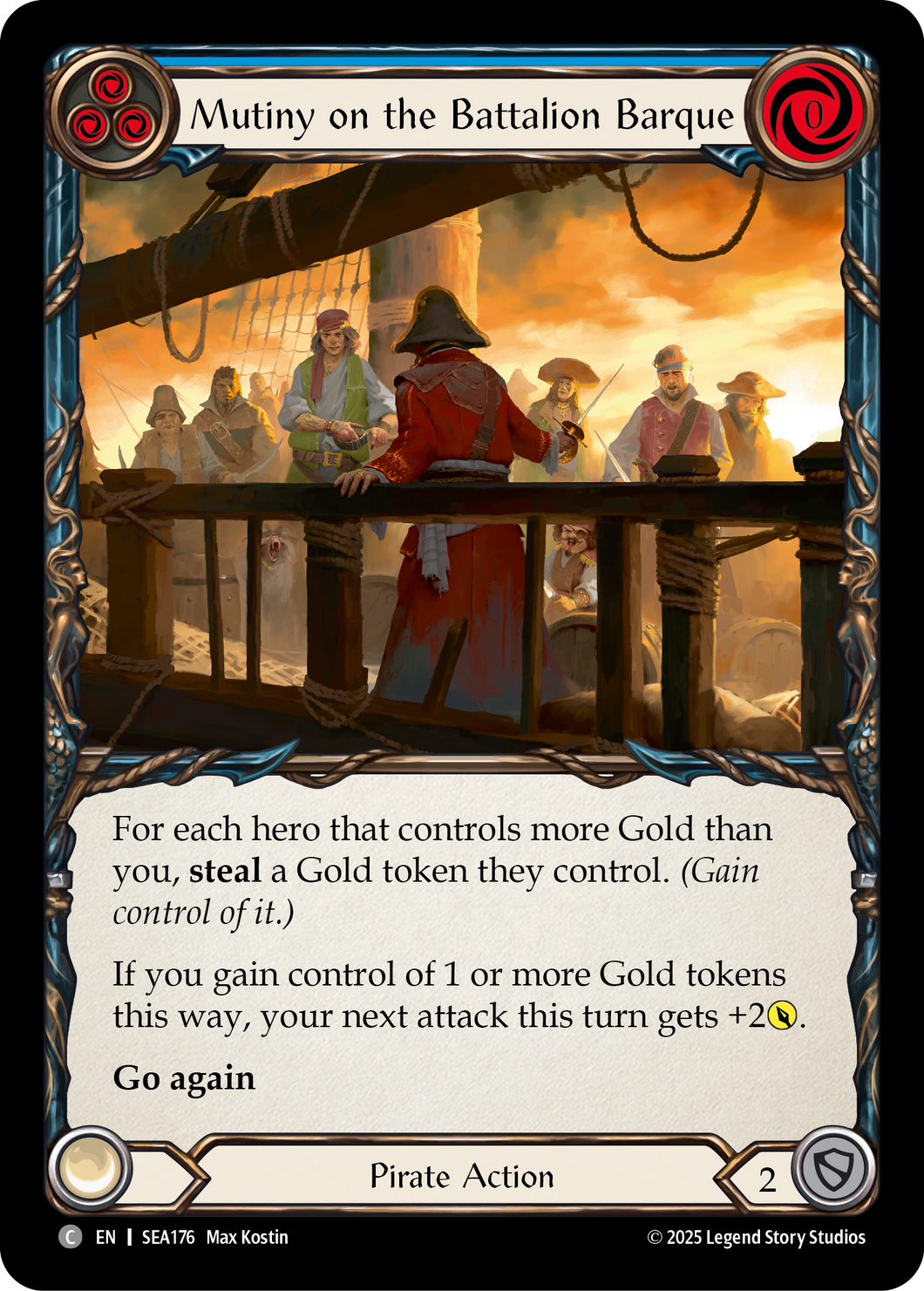 Mutiny on the Battalion Barque | Common [Rainbow Foil]