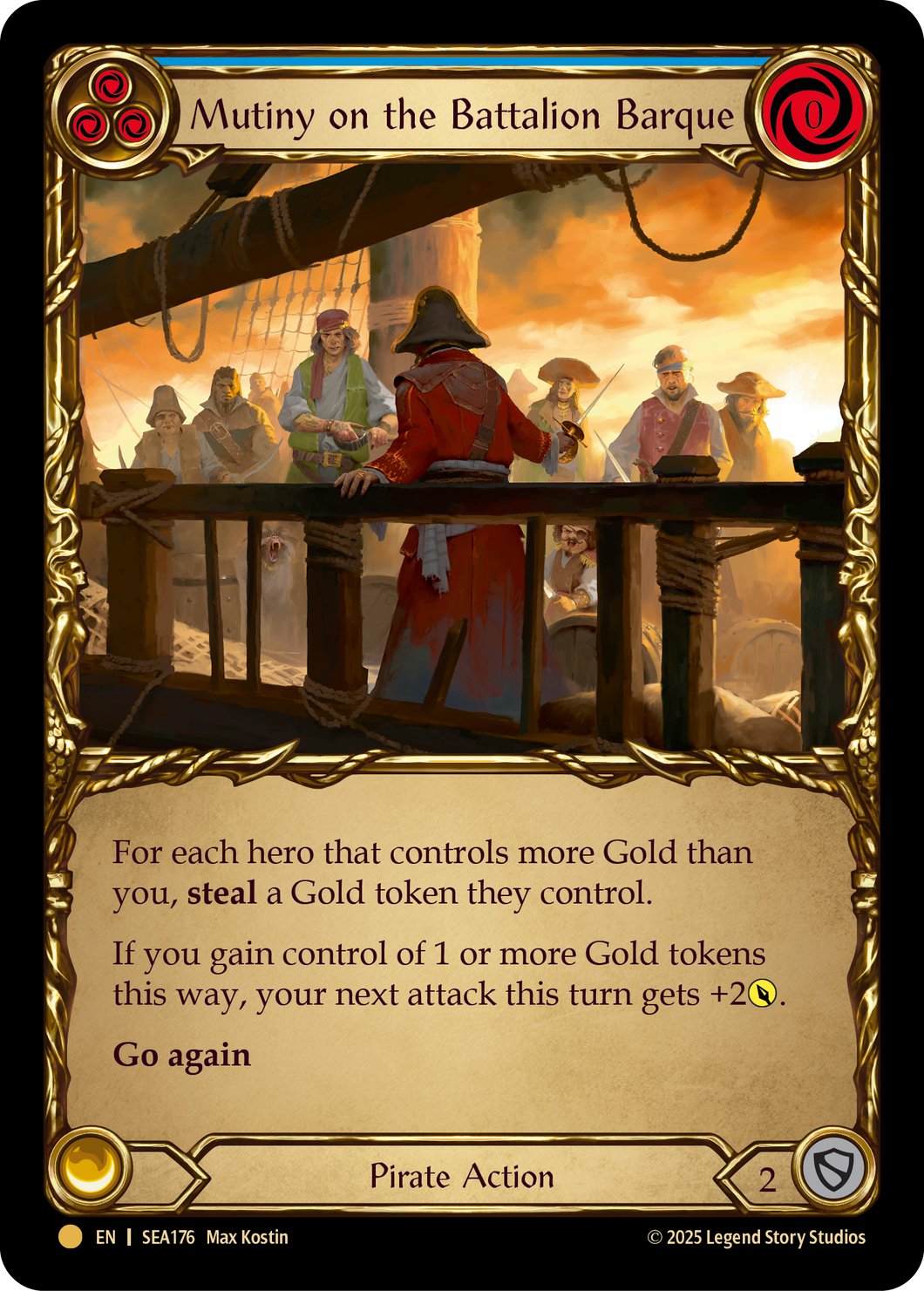 Mutiny on the Battalion Barque | Pirate Booty [Cold Foil]