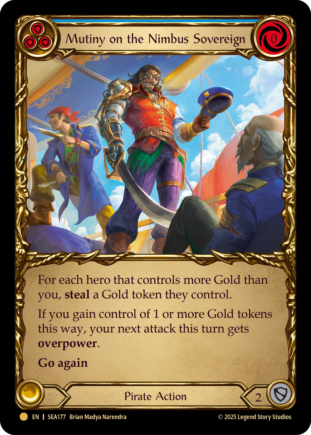 Mutiny on the Nimbus Sovereign | Pirate Booty [Cold Foil]
