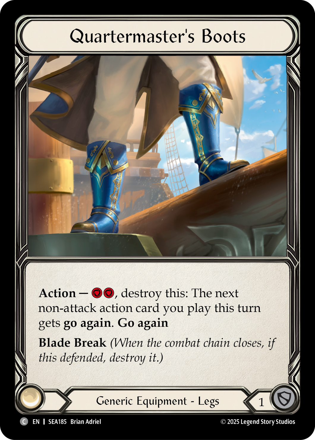 Quartermaster's Boots | Common [Cold Foil]