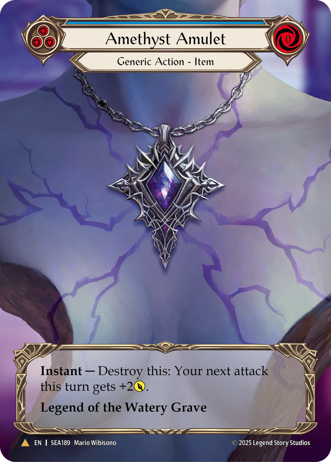 Amethyst Amulet | Marvel [Cold Foil]