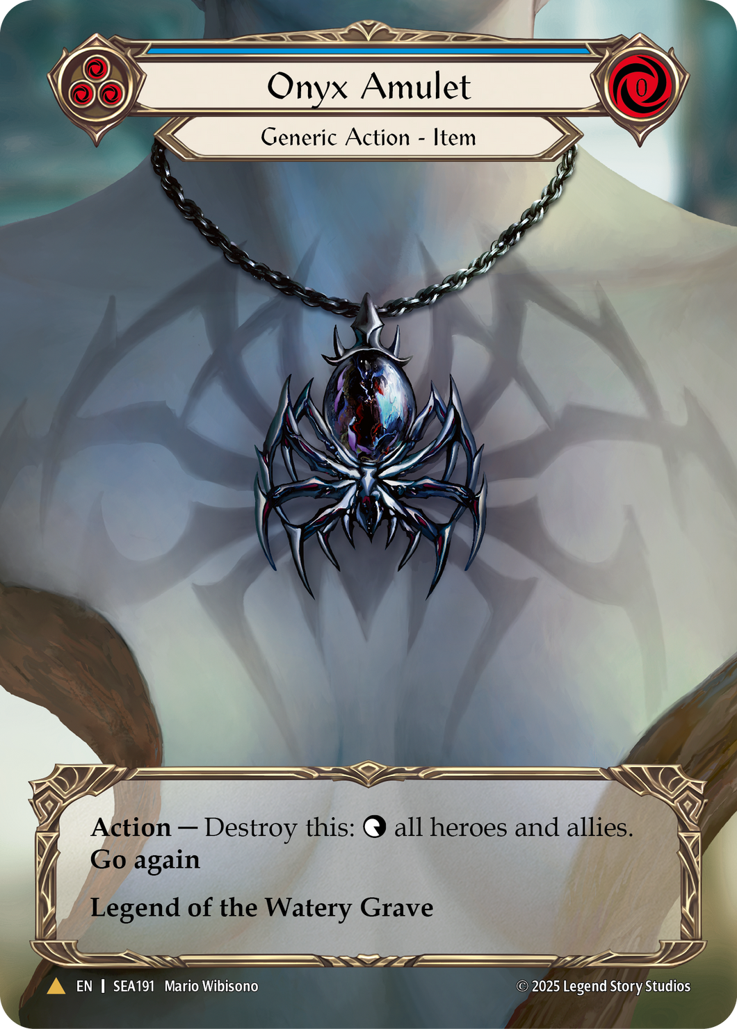 Onyx Amulet | Marvel [Cold Foil]