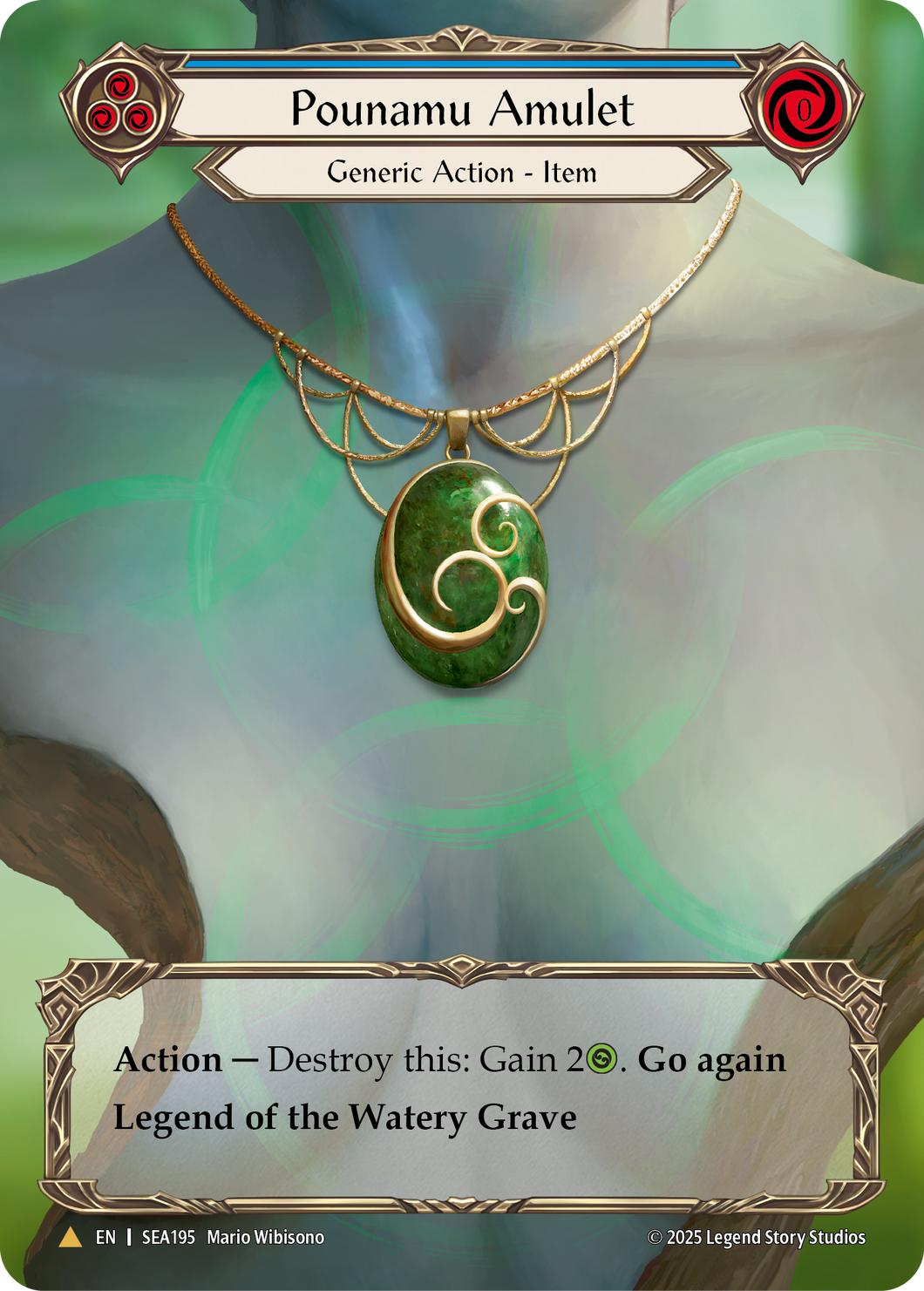 Pounamu Amulet | Marvel [Cold Foil]