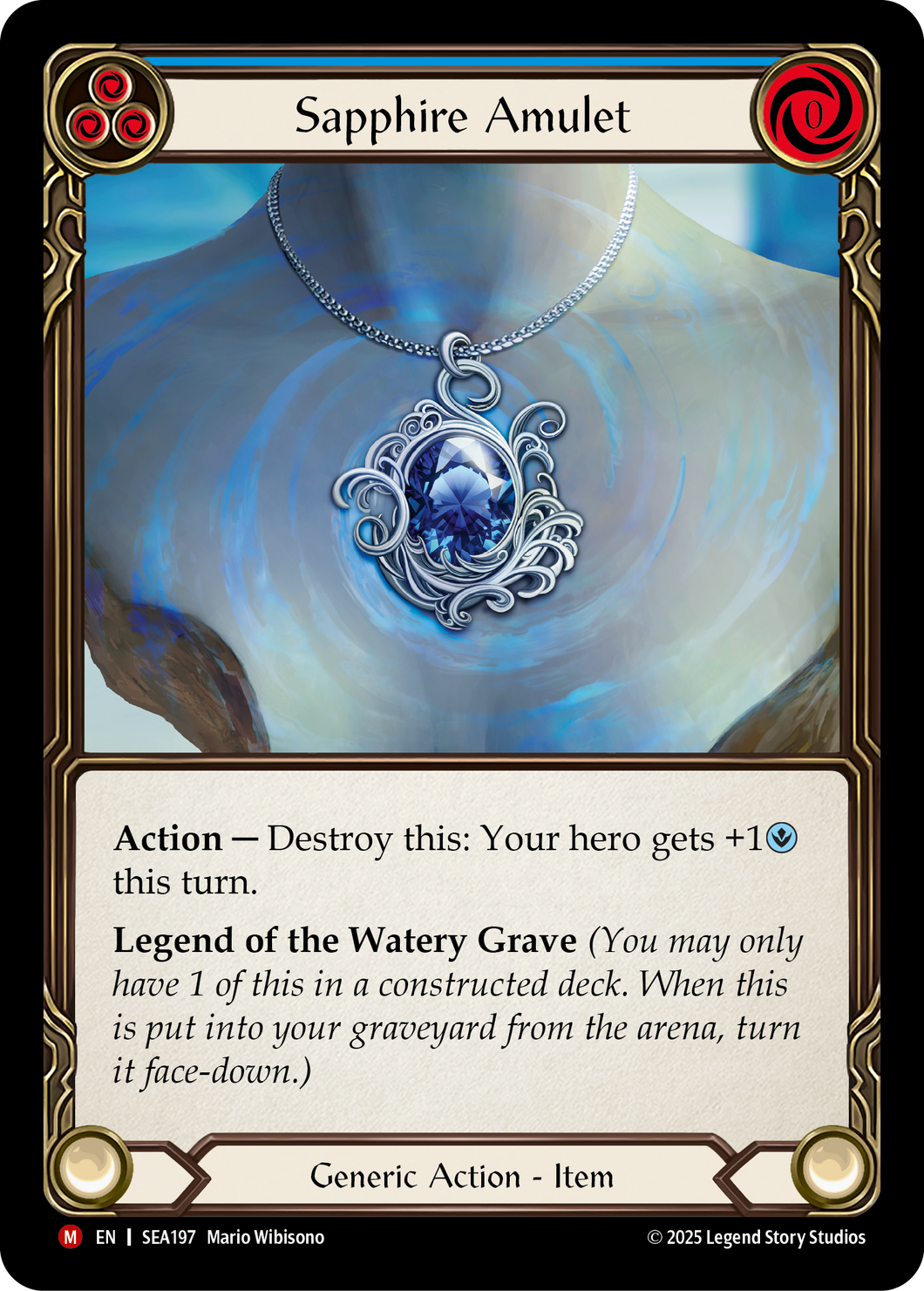 Sapphire Amulet | Majestic