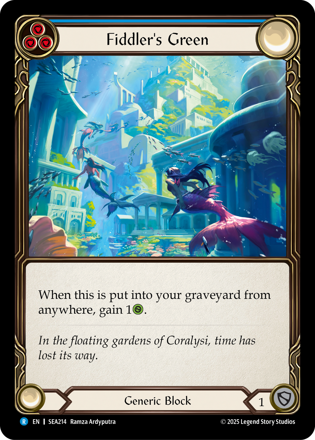 Fiddler's Green (Blue) | Rare [Rainbow Foil]