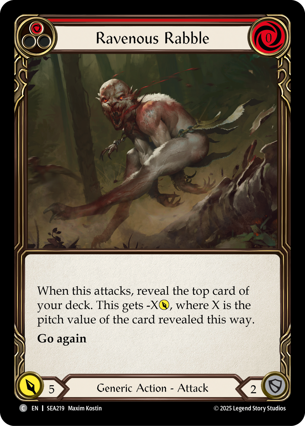 Ravenous Rabble (Red) | Common