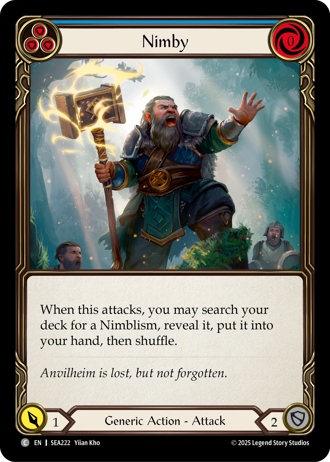 Nimby (Blue) | Common [Rainbow Foil]