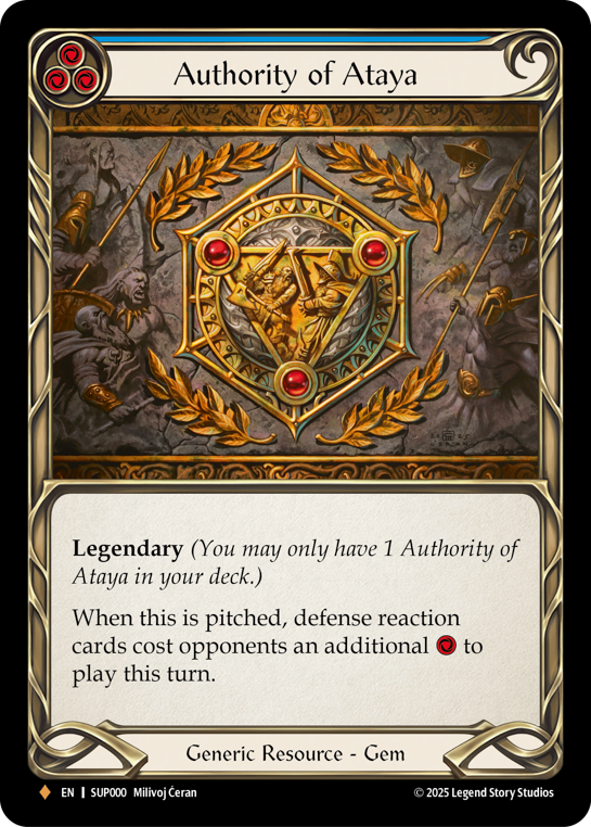 Authority of Ataya | Fabled [Cold Foil]