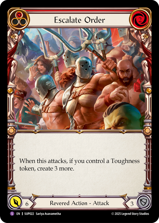 Escalate Order | Super Rare [Rainbow Foil]