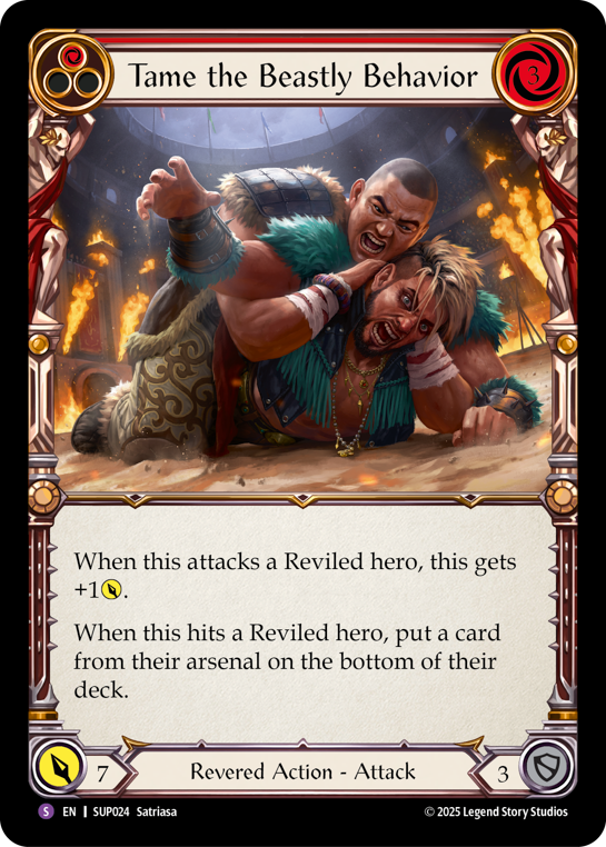 Tame the Beastly Behavior | Super Rare [Rainbow Foil]