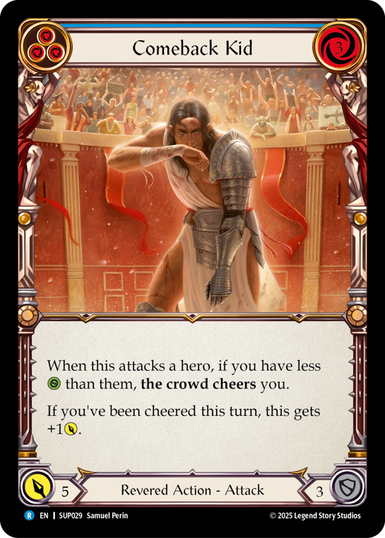 Comeback Kid (Blue) | Rare [Rainbow Foil]