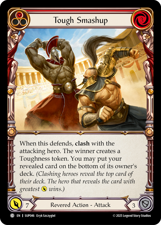 Tough Smashup (Red) | Common [Rainbow Foil]