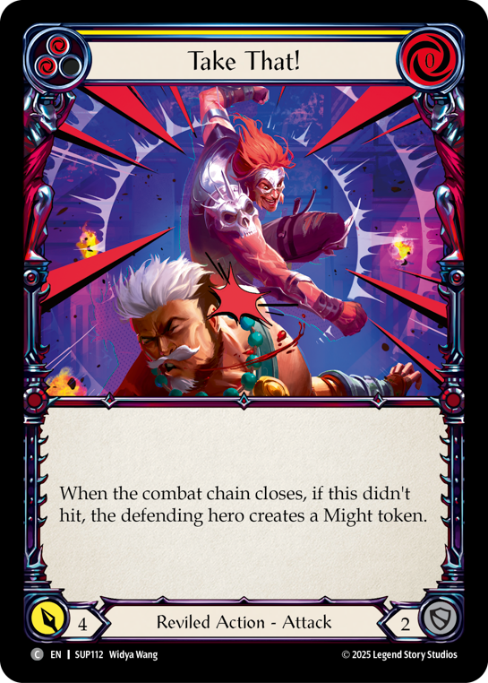 Take That! (Yellow) | Common [Rainbow Foil]