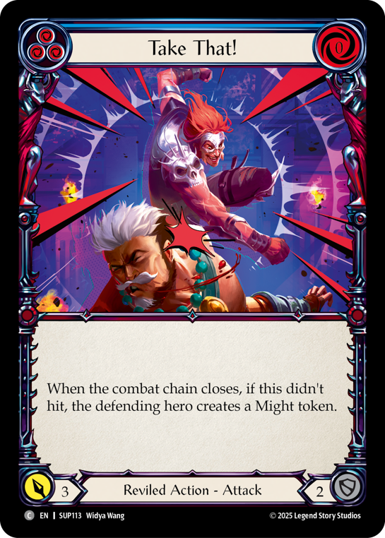 Take That! (Blue) | Common [Rainbow Foil]