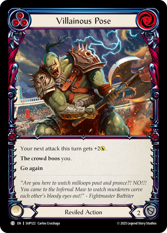 Villainous Pose (Blue) | Common