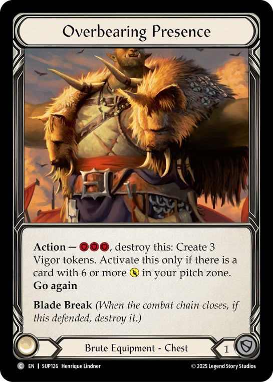 Overbearing Presence | Common [Cold Foil]