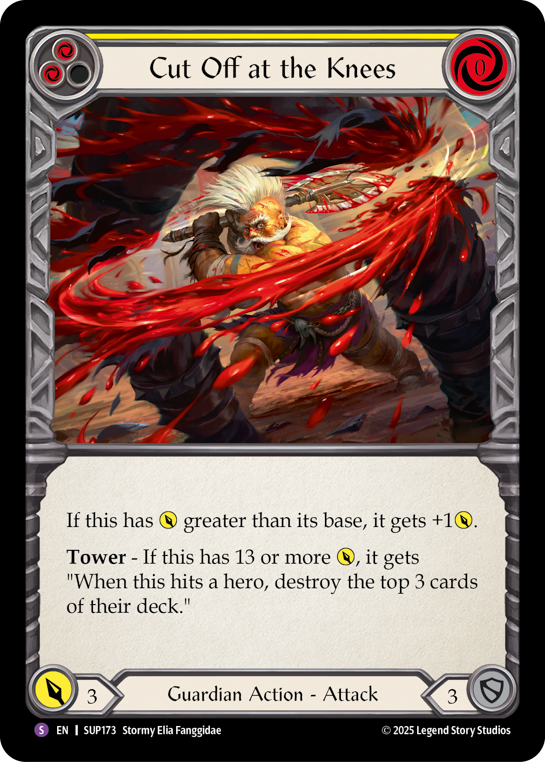 Cut Off at the Knees | Super Rare [Rainbow Foil]