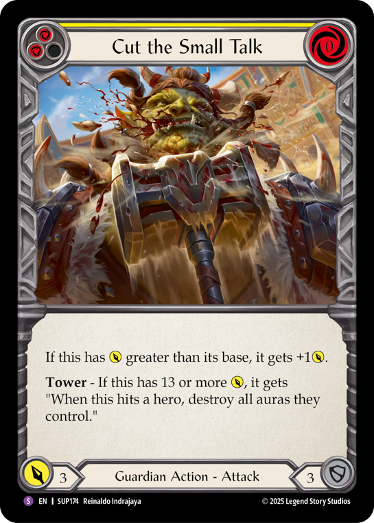 Cut the Small Talk | Super Rare [Rainbow Foil]