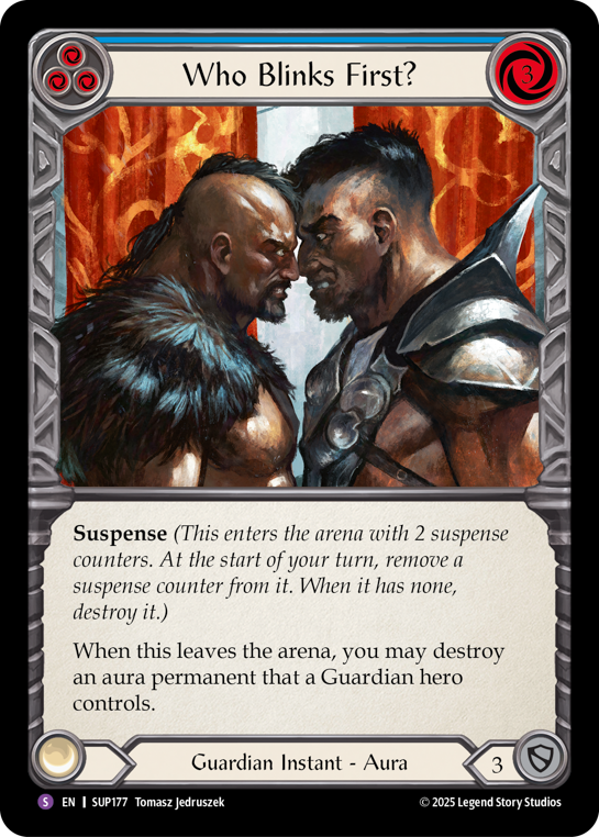 Who Blinks First? | Super Rare [Rainbow Foil]