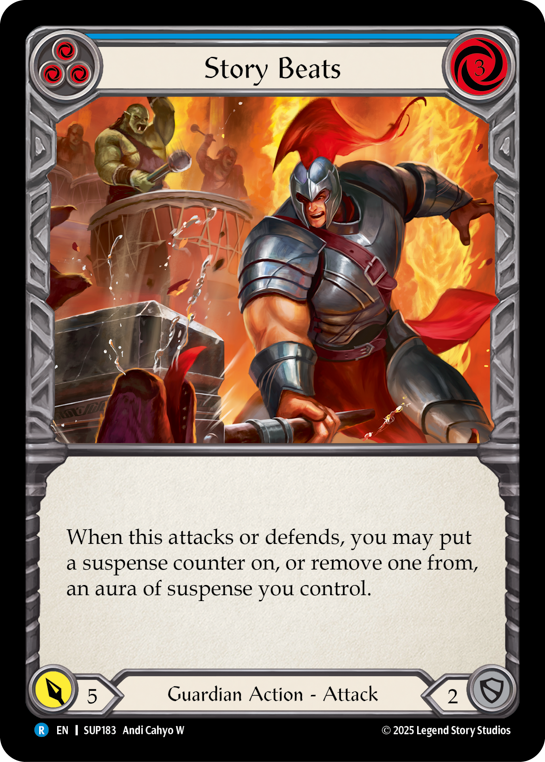 Story Beats (Blue) | Rare [Rainbow Foil]