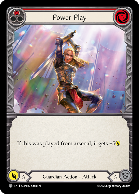 Power Play (Red) | Common [Rainbow Foil]
