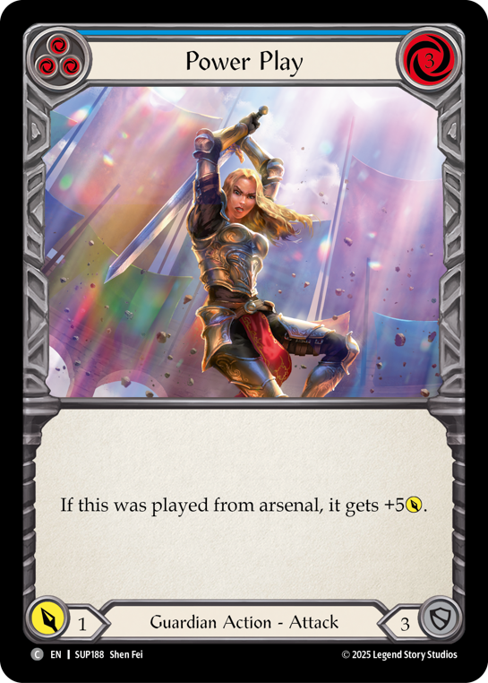 Power Play (Blue) | Common [Rainbow Foil]