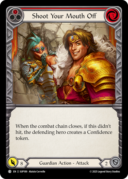 Shoot Your Mouth Off (Red) | Common [Rainbow Foil]