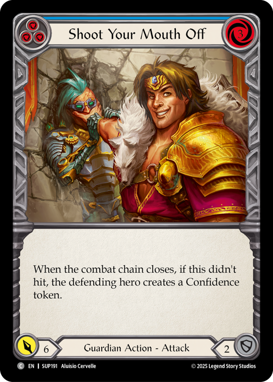 Shoot Your Mouth Off (Blue) | Common [Rainbow Foil]