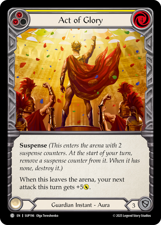 Act of Glory (Yellow) | Common [Rainbow Foil]