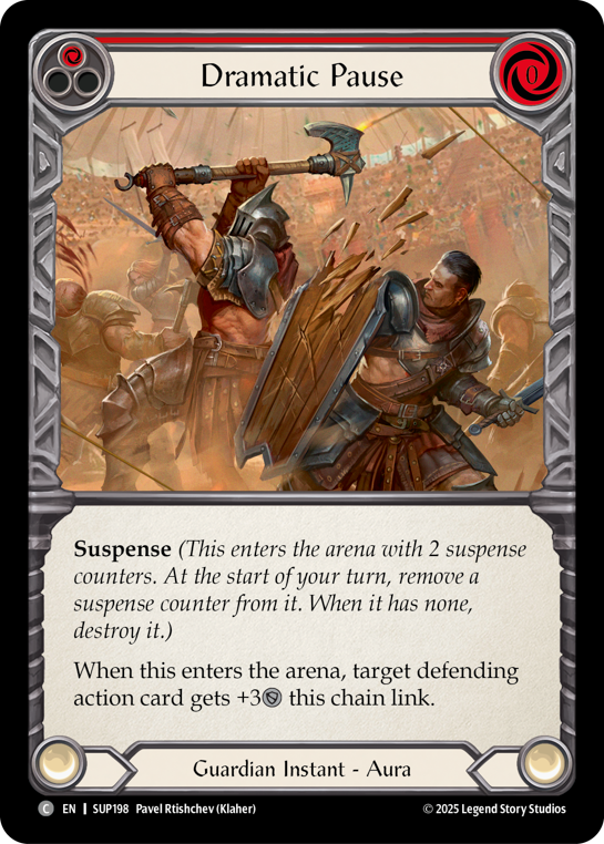 Dramatic Pause (Red) | Common [Rainbow Foil]