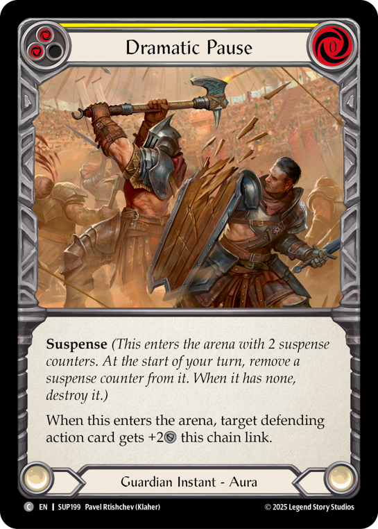 Dramatic Pause (Yellow) | Common [Rainbow Foil]