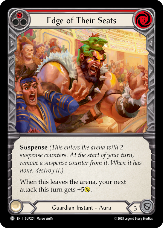 Edge of Their Seats (Red) | Common [Rainbow Foil]