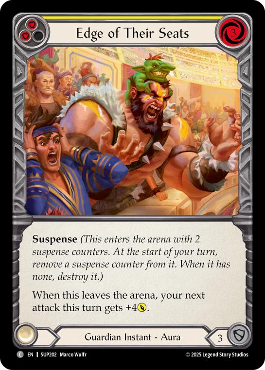Edge of Their Seats (Yellow) | Common [Rainbow Foil]