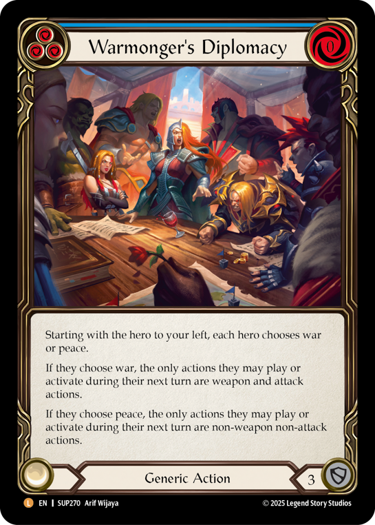 Warmonger's Diplomacy | Legendary [Cold Foil]