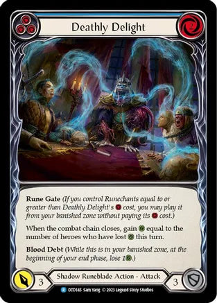 Deathly Delight (Blue) | Rare [Rainbow Foil]