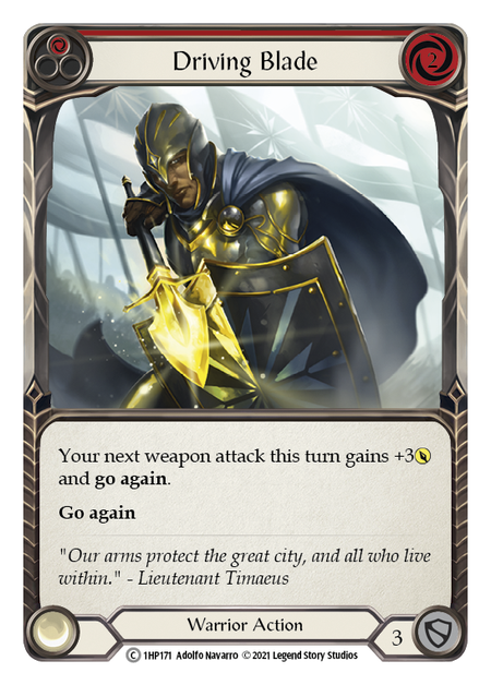 Driving Blade (Red) | Common