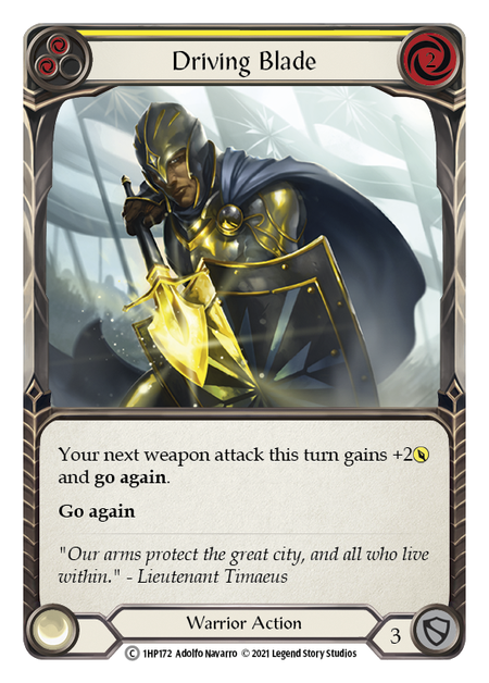 Driving Blade (Yellow) | Common