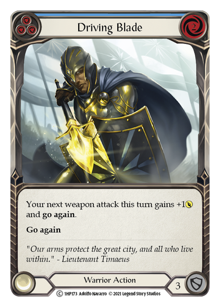 Driving Blade (Blue) | Common