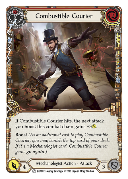 Combustible Courier (Red) | Common