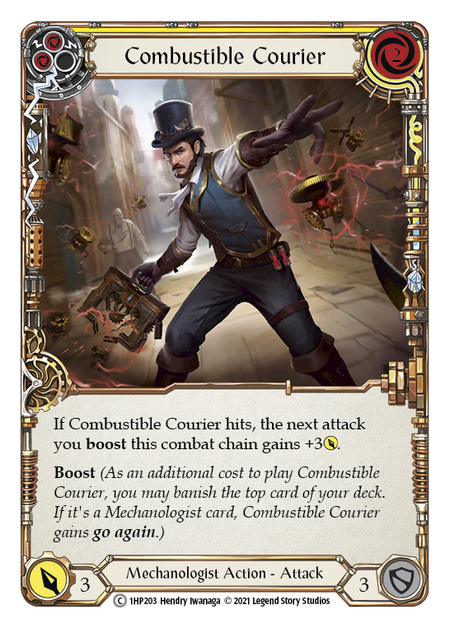 Combustible Courier (Yellow) | Common