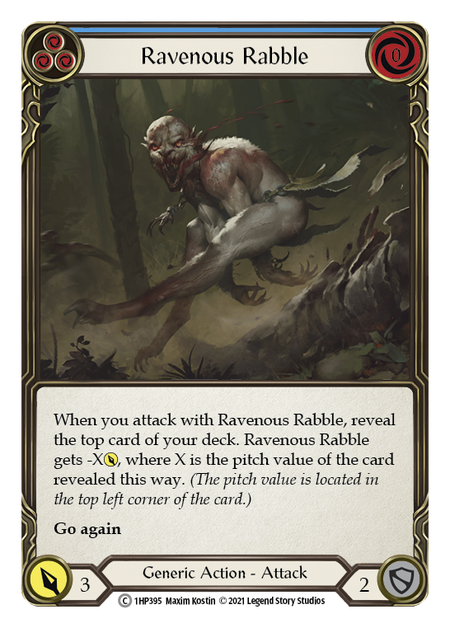 Ravenous Rabble (Blue) | Common