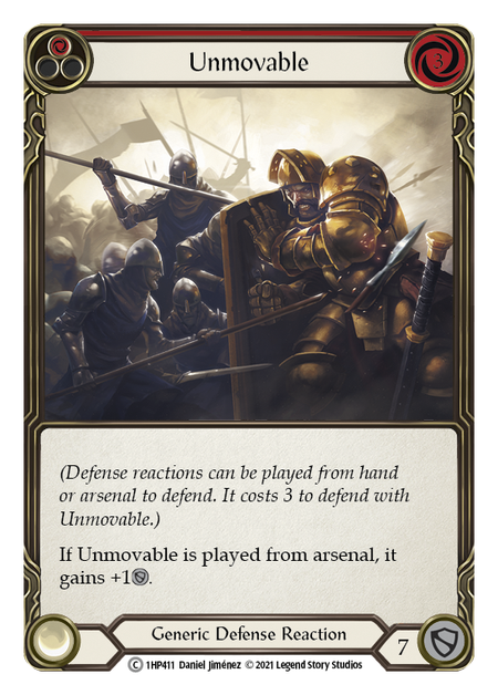 Unmovable (Red) | Common