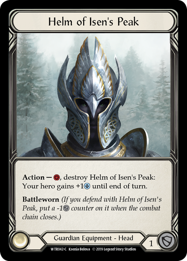 Helm of Isen's Peak | Common [Cold Foil] - Alpha Print