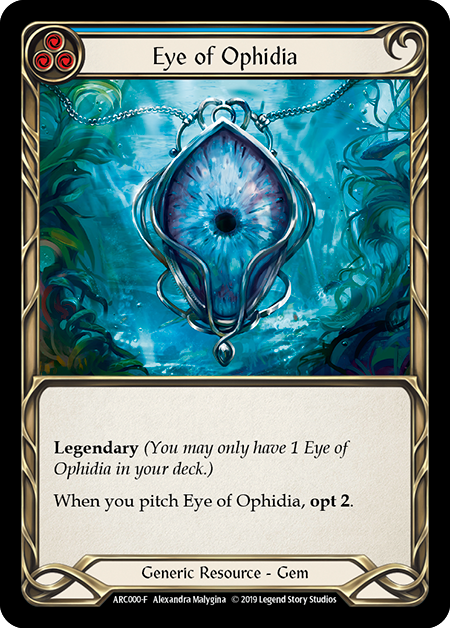 Eye of Ophidia | Fabled [Cold Foil] - 1st Edition