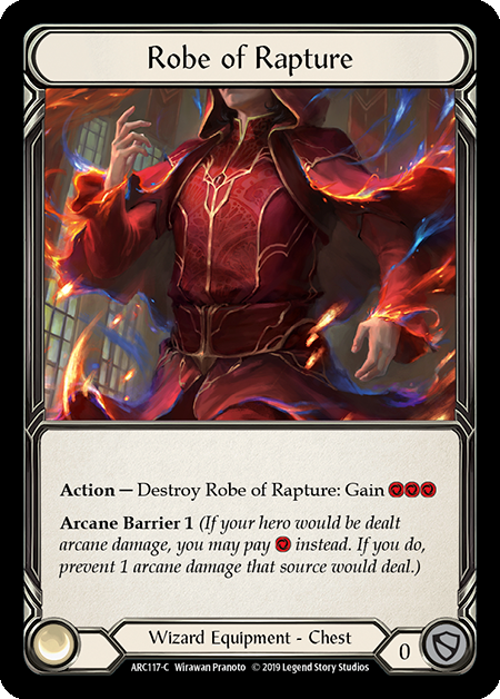 Robe of Rapture | Common [Cold Foil] - 1st Edition