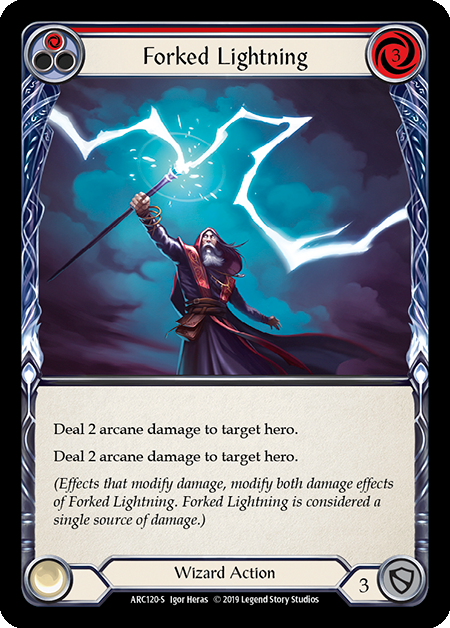 Forked Lightning | Super Rare - 1st Edition