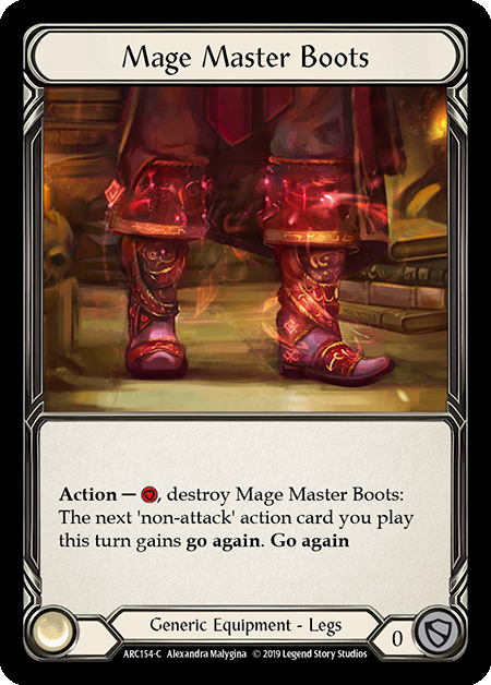 Mage Master Boots | Common [Cold Foil] - 1st Edition